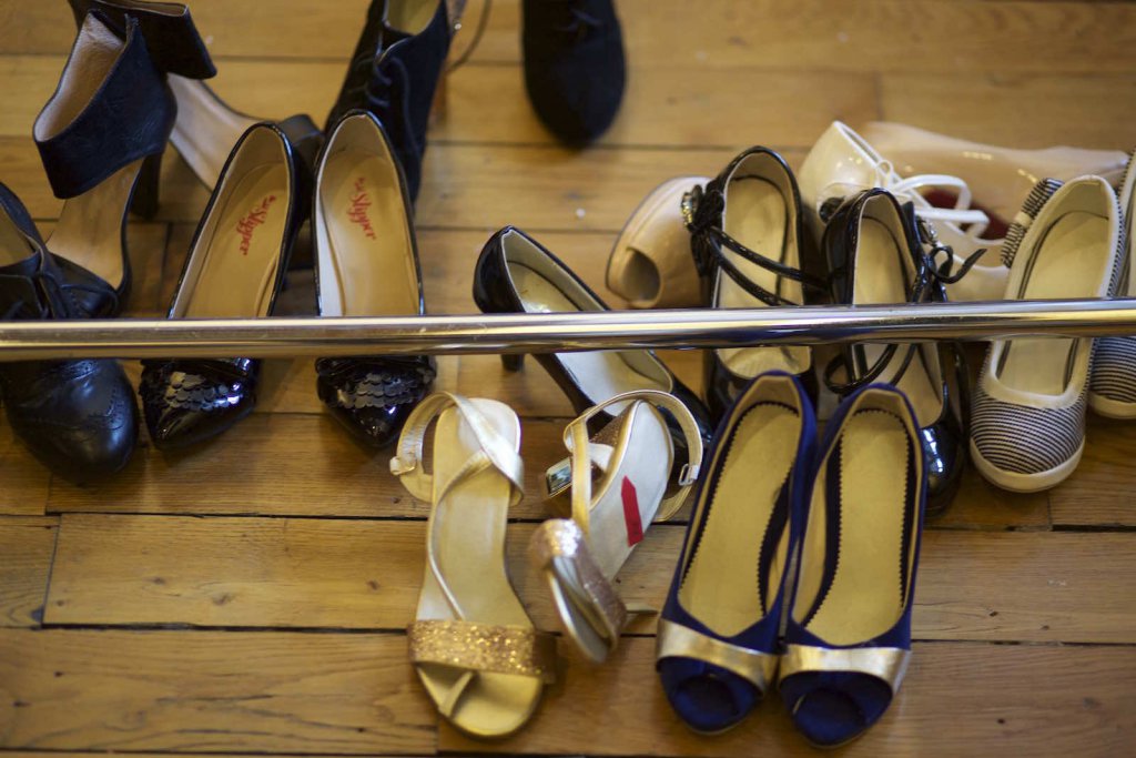 Des chaussures à talons, taille 31.