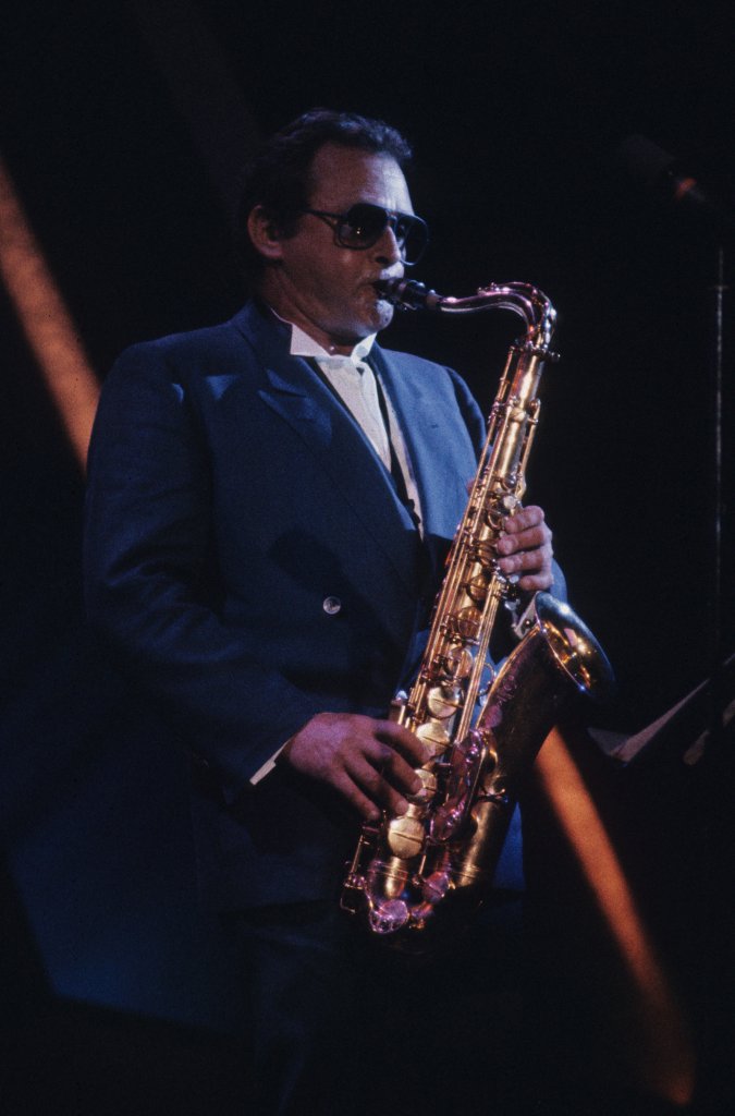 Stan Getz - Théâtre St-Denis (photo: Robert Etchevery), le 8 juillet 1983.