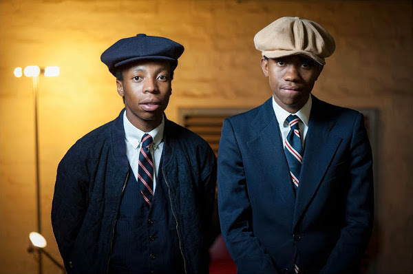 Wanda Lephoto et Kabelo Kungwane, très british . (c) Mike Bell.