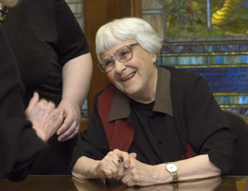 Harper Lee, à une remise de prix à l'université d'Alabama, Tuscaloosa, le 27 janvier 2006.
