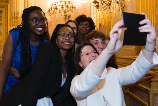 Les vainqueurs en plein #SelfieAssembléeNationale.